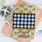 Navy Buffalo Plaid Farmhouse Bee Kitchen Towel