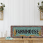 Farmhouse Chicken Wire Door Hanger | Sign