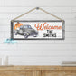 Welcome Fall Pumpkin Vintage Truck Door Hanger | Sign