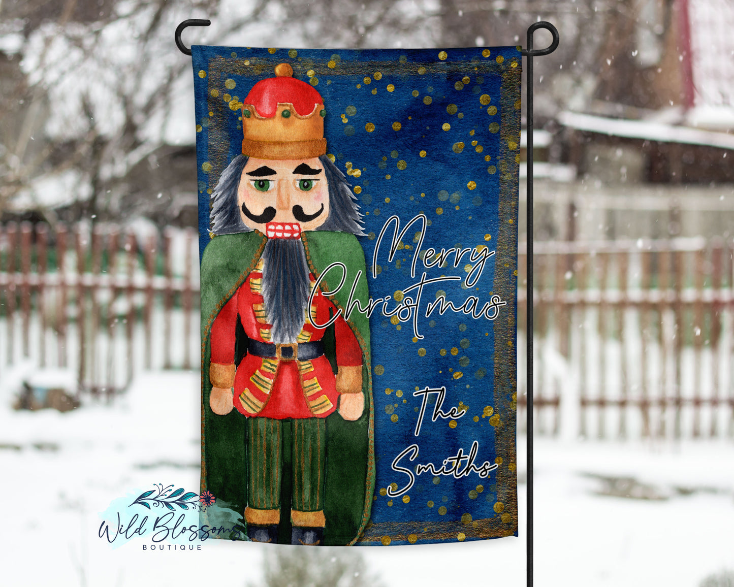 Nutcracker Garden Flag