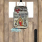 There's No Place Like Gnome For The Holidays Mason Jar Door Hanger