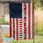 Patchwork American Flag Garden Flag