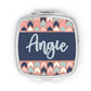 Rose Gold Mint and Navy Mirror Compact