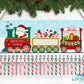 Santa Train Christmas Countdown Advent Door Hanger