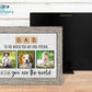 Dad Scrabble Tile Photo Picture Frame