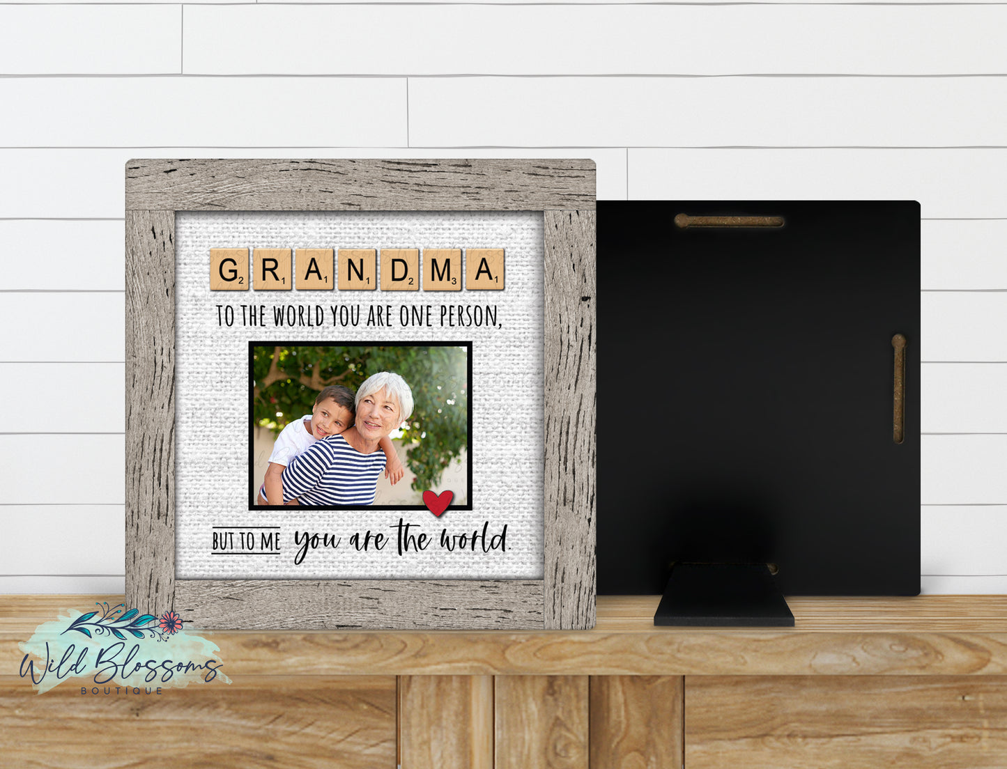 Grandma Scrabble Tile Photo Picture Frame