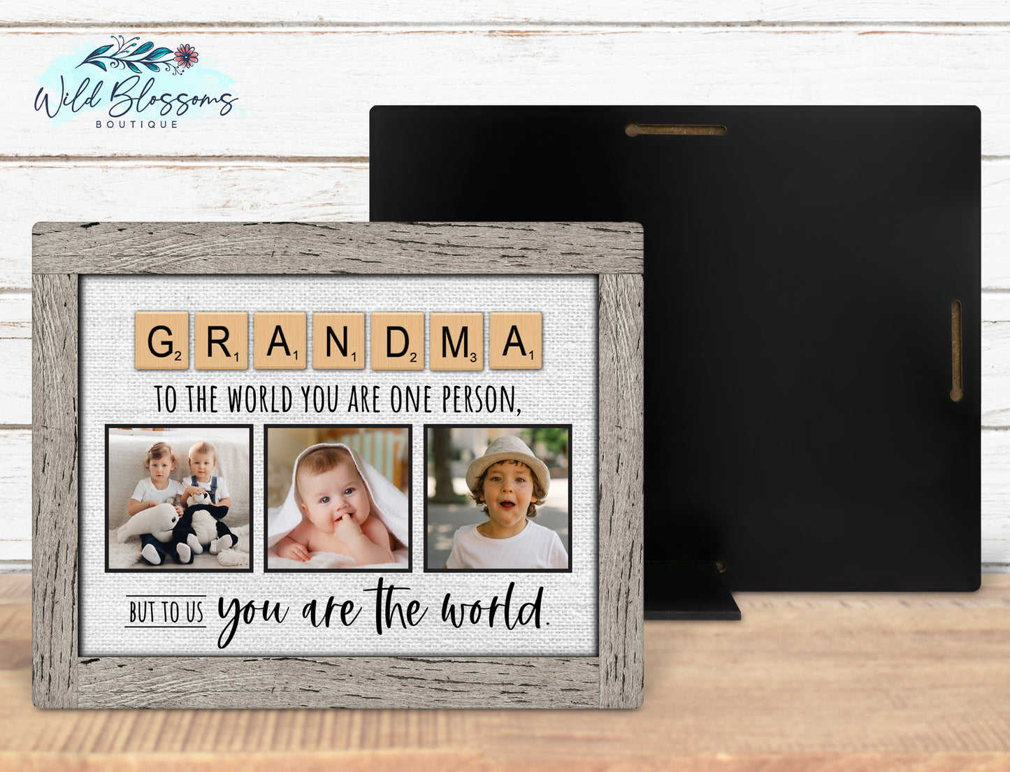 Grandma Scrabble Tile Photo Picture Frame