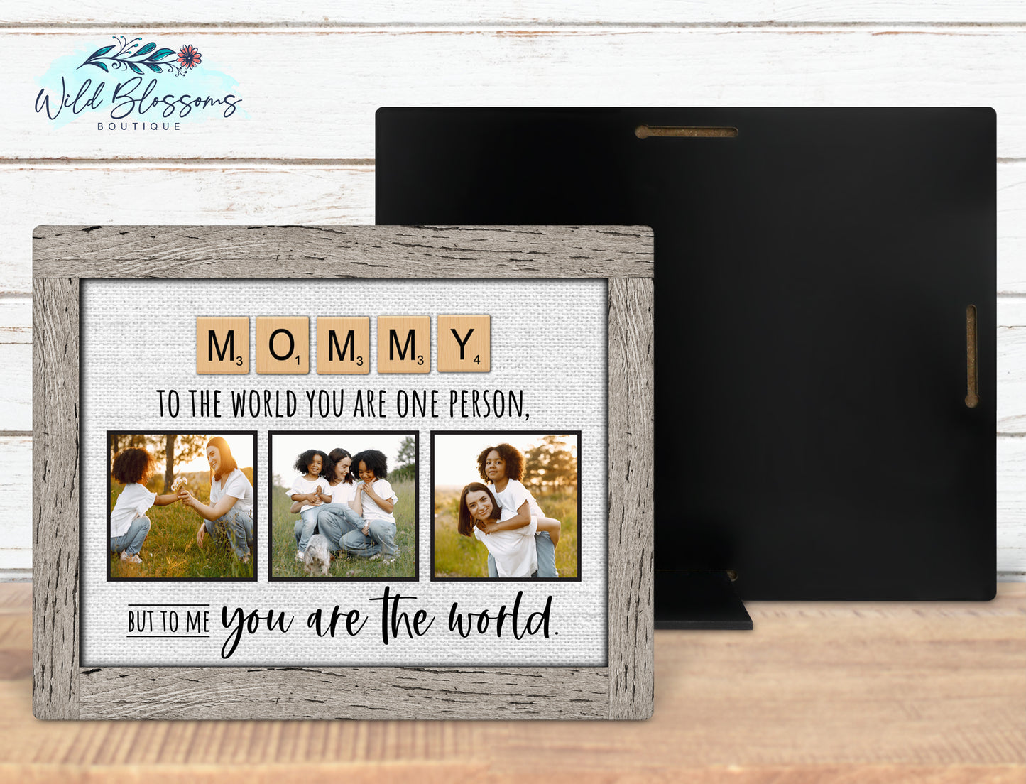 Mommy Scrabble Tile Photo Picture Frame