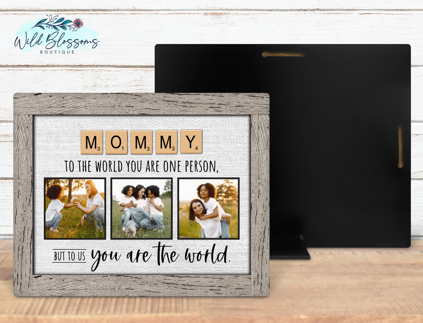 Mommy Scrabble Tile Photo Picture Frame
