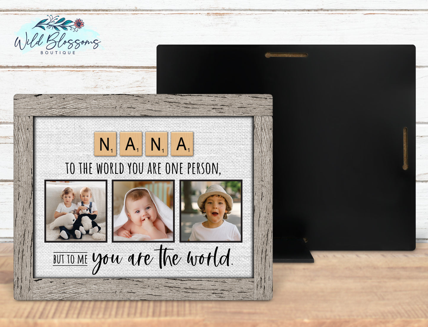 Nana Scrabble Tile Photo Picture Frame