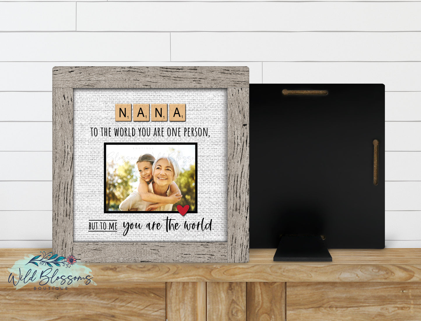 Nana Scrabble Tile Photo Picture Frame