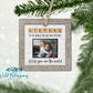 Stepdad | Bonus Dad Scrabble Tile Photo Ornament