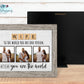 Wife Scrabble Tile Photo Picture Frame