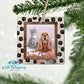 Paw Print Wooden Frame Photo Ornament