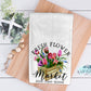 Fresh Flower Market Kitchen Towel