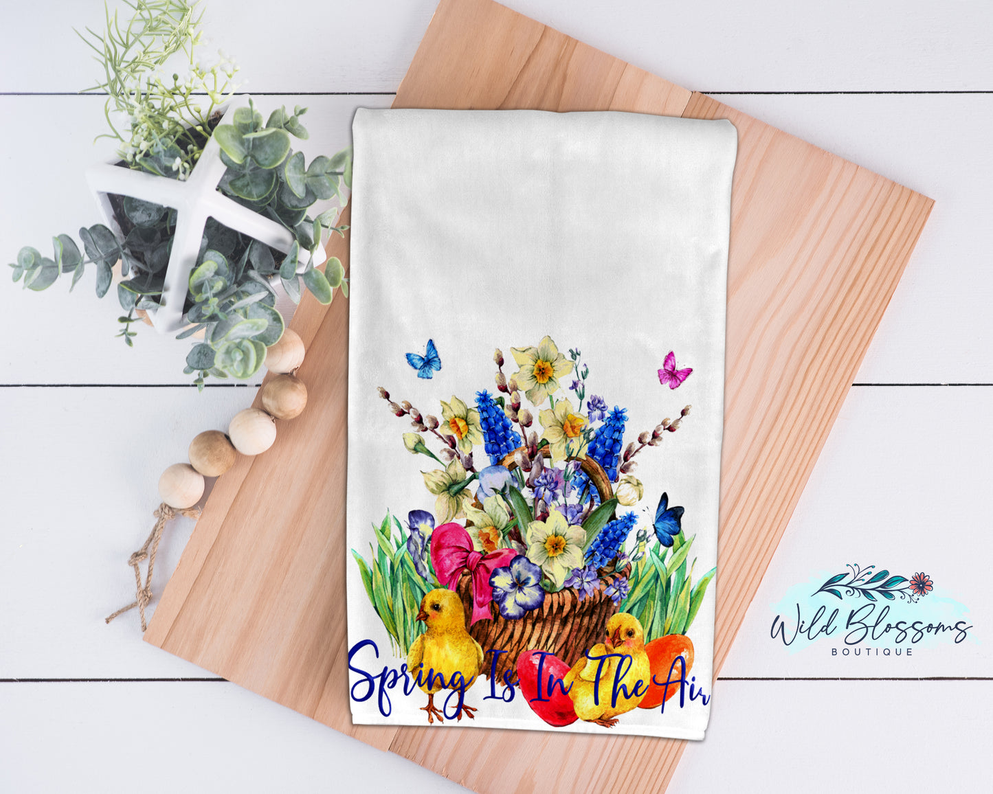 Spring Is In The Air Kitchen Towel