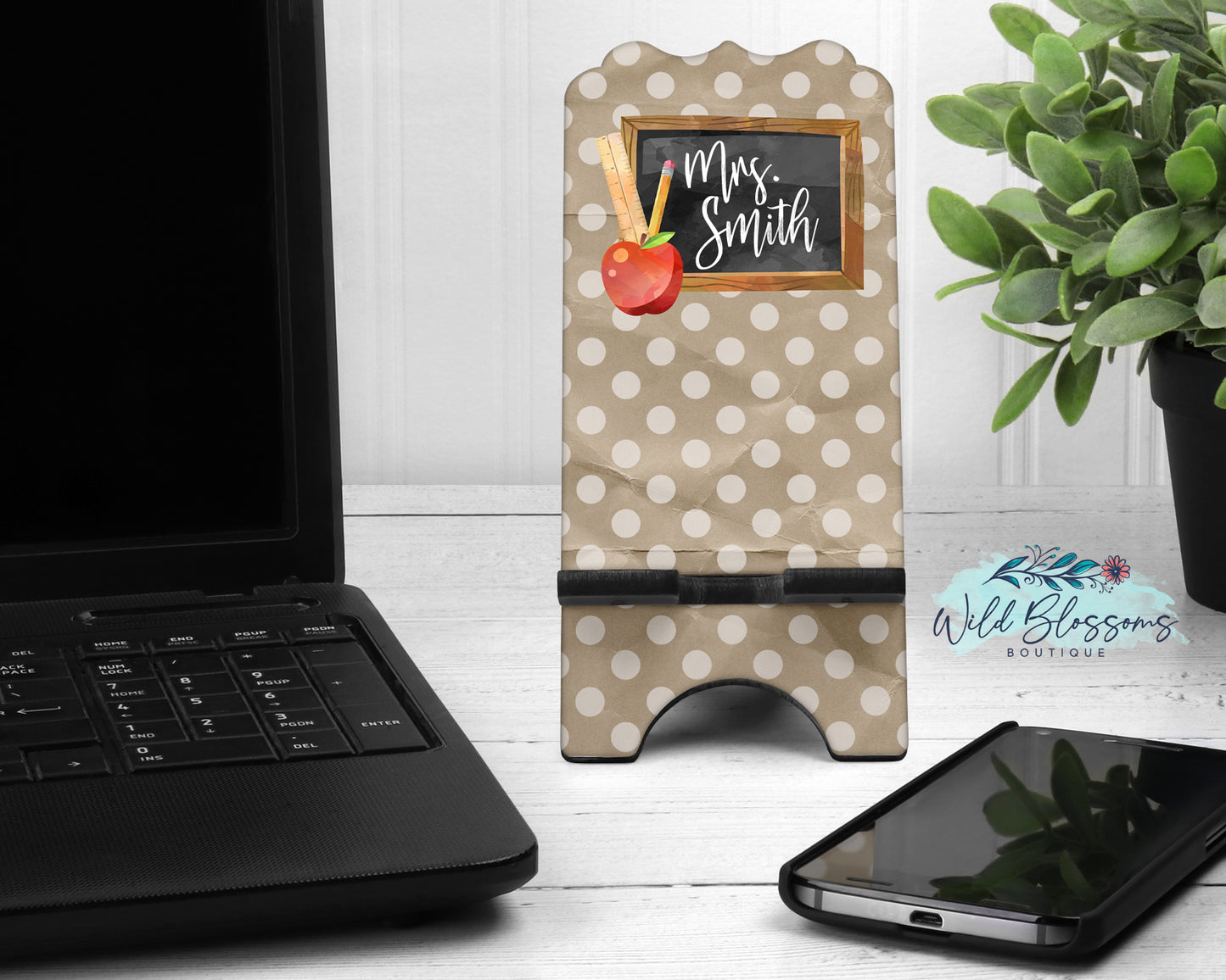 School Teacher Phone Stand