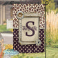 Vintage Leopard Print Garden Flag