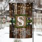 Wooden Buffalo Plaid Christmas Greenery Garden Flag