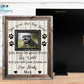 Wooden Framed Pet Memorial Photo Sign