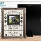 Wooden Framed Pet Memorial Photo Sign