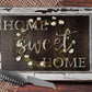 Home Sweet Home Glass Cutting Board