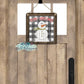 Wooden Painted Snowman Merry Christmas Sign