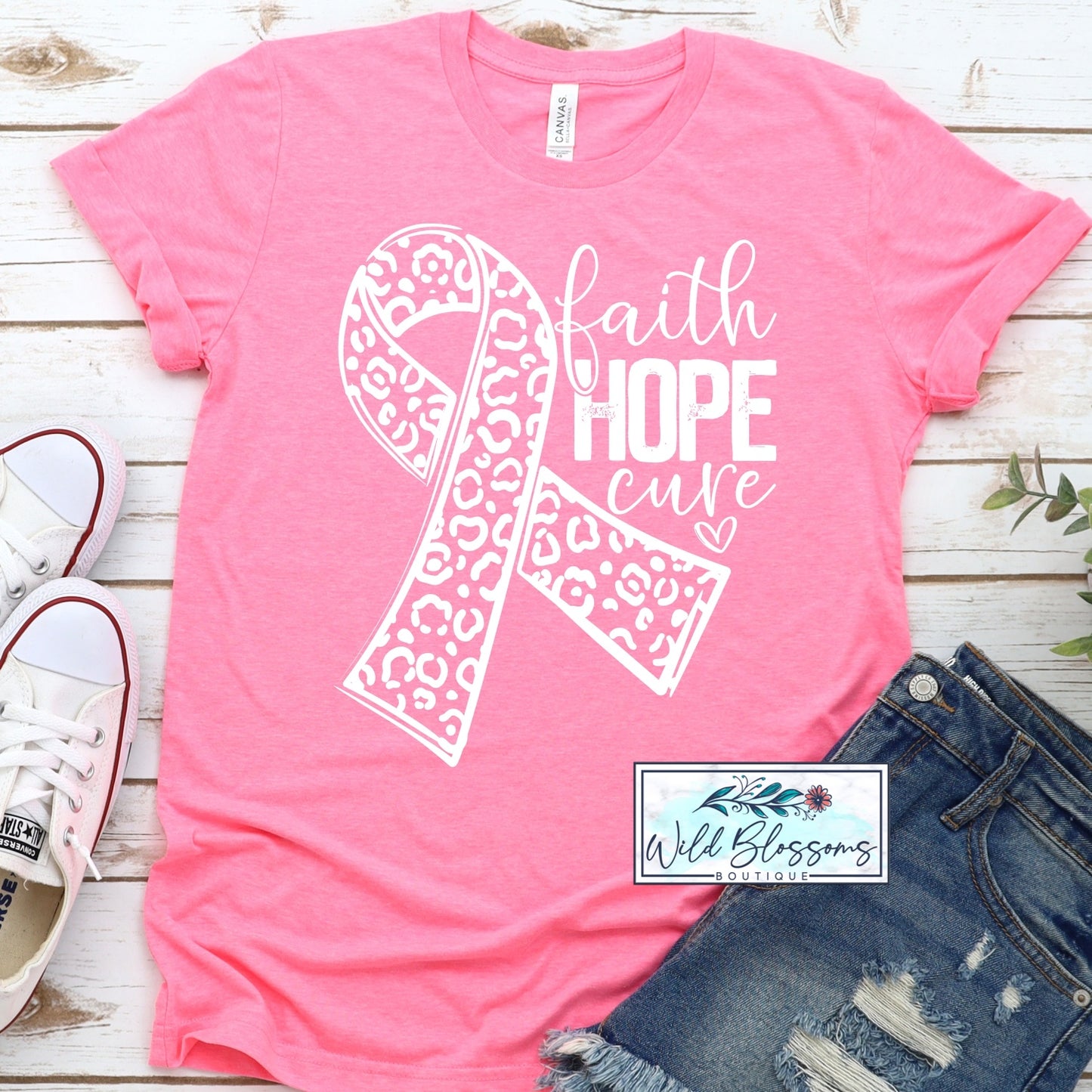 Faith Hope Cure Graphic Tee