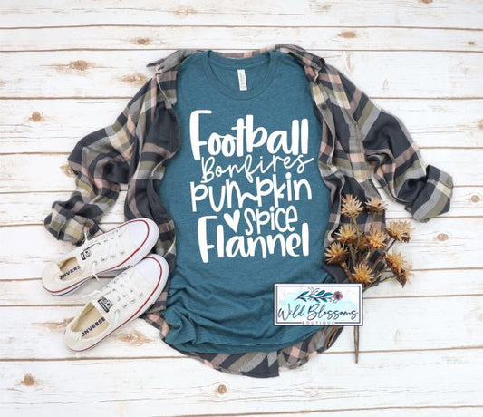 Football ~ Bonfires ~ Pumpkin Spice ~ Flannel